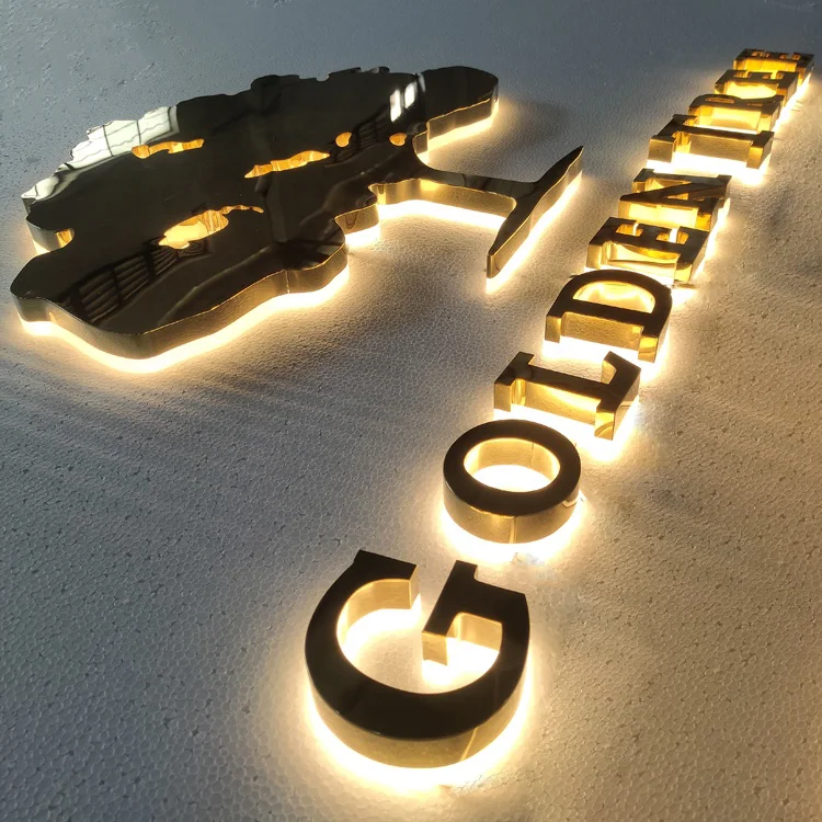 High Quality Customization Led Letter Sign Factory Cheaper 3d logo Backlit  Sign Led Sign Letter Light Business Signage
