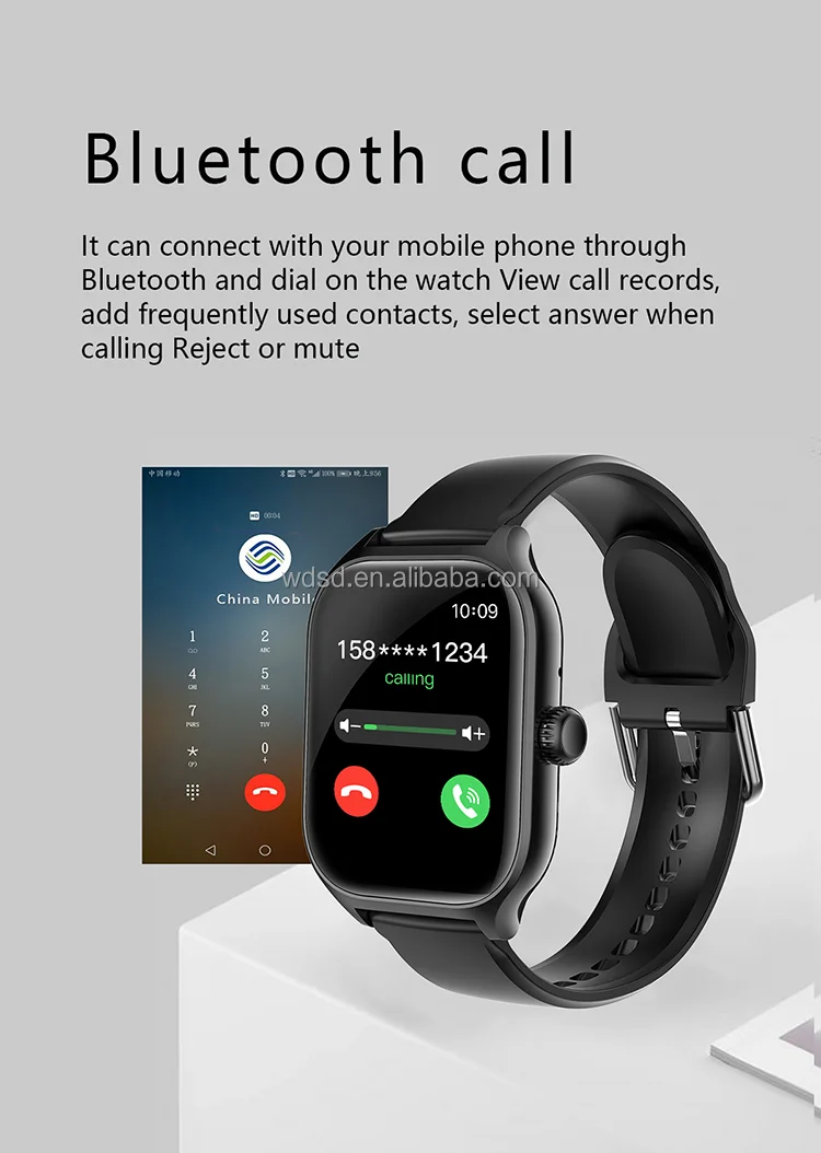Double Strap Ultra Low Power Chip 210 MAH Battery Smart Watch