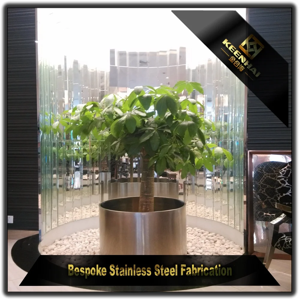 Stainless Steel Rectangular Flower Pot Giant Planter for Indoor and Outdoor Decoration Small Size Designed for Planting