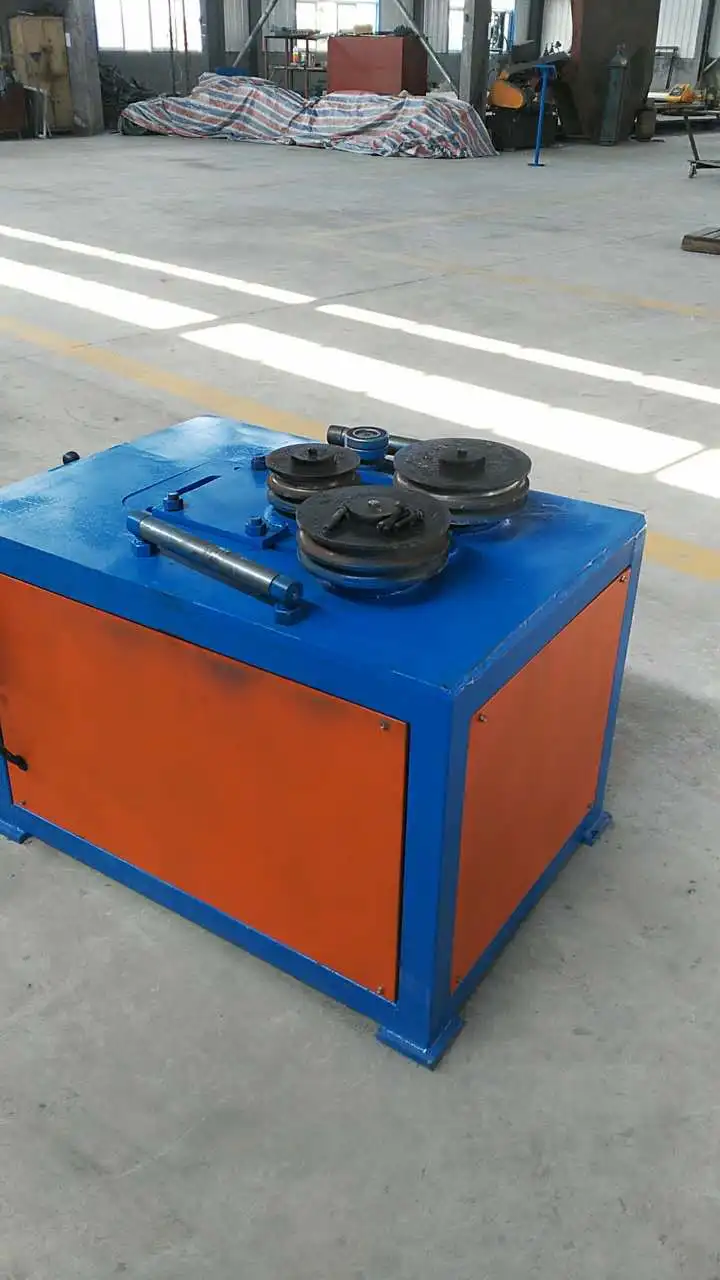 Three-roll Profile Bending Machine Angle Steel Flat Iron 3-axis Disc Machine Type 20 Three-roll Profile Winding Machine