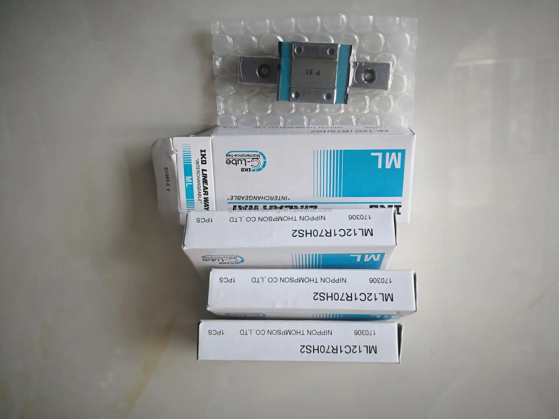 Original IKO Linear GuideWay Linear Guide Bearing ML12 ML12C1HS2 ML12C1R70HS2 Linear Guide Block