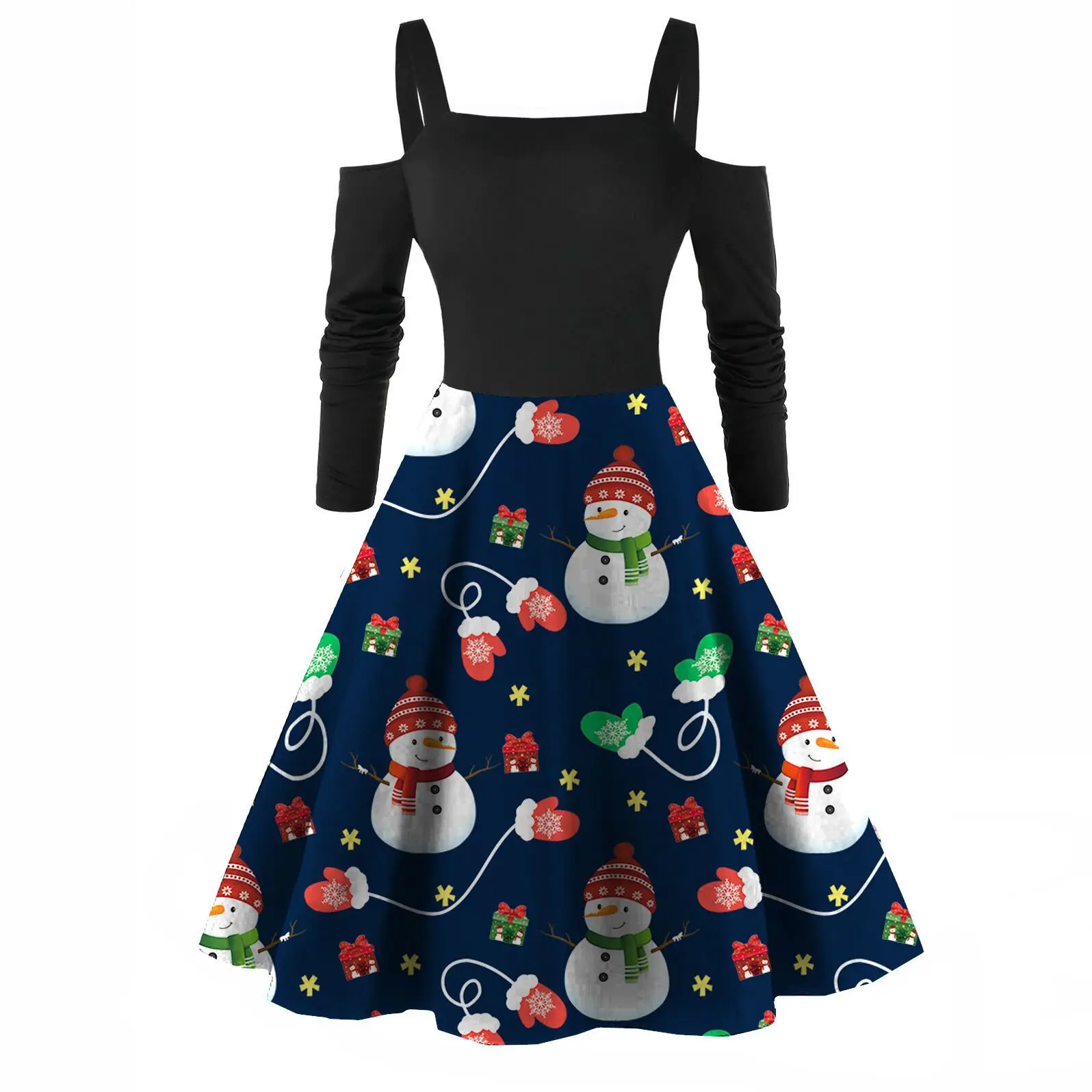 Vestido De Encaje De Manga Larga Con Estampado De Santa Para Mujer,Retales  De Navidad,Informal,Novedad De 2022 - Buy Largo Damas Vestido De Navidad  2022,Víspera De Navidad Vestidos,Tokio Vestido Caliente Product on  Alibaba.com