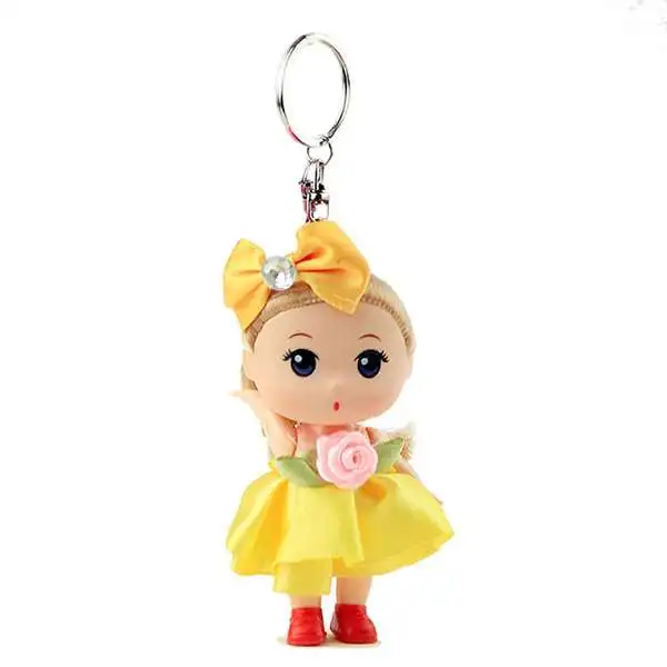 WINSLY Cute and Lovely Girl Doll Keychain/ Keyring for Girls Key Chain