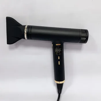BLDC hair dryer with high speed 21m/s and larger air volume for personal using and hair salon