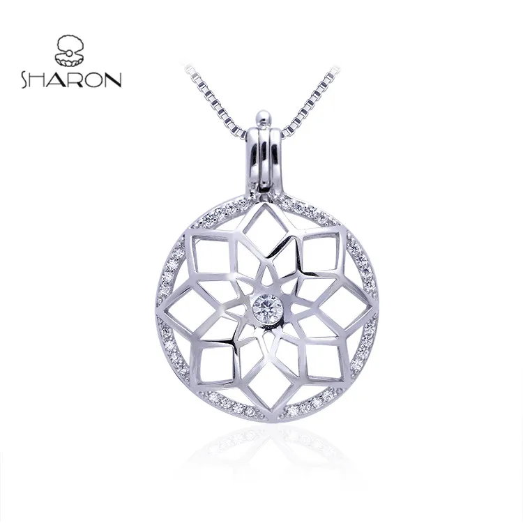 sterling silver cage pendant bulk