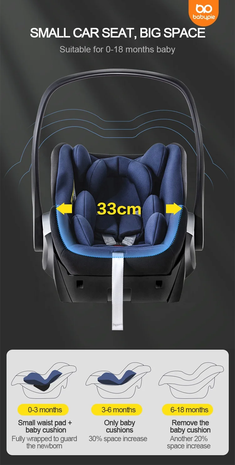 New Design Baby Carseat Soft Safety Luxury Multifunction Portable Infant Car Seat 0-13 kg Best Baby Car Seat For Newborn