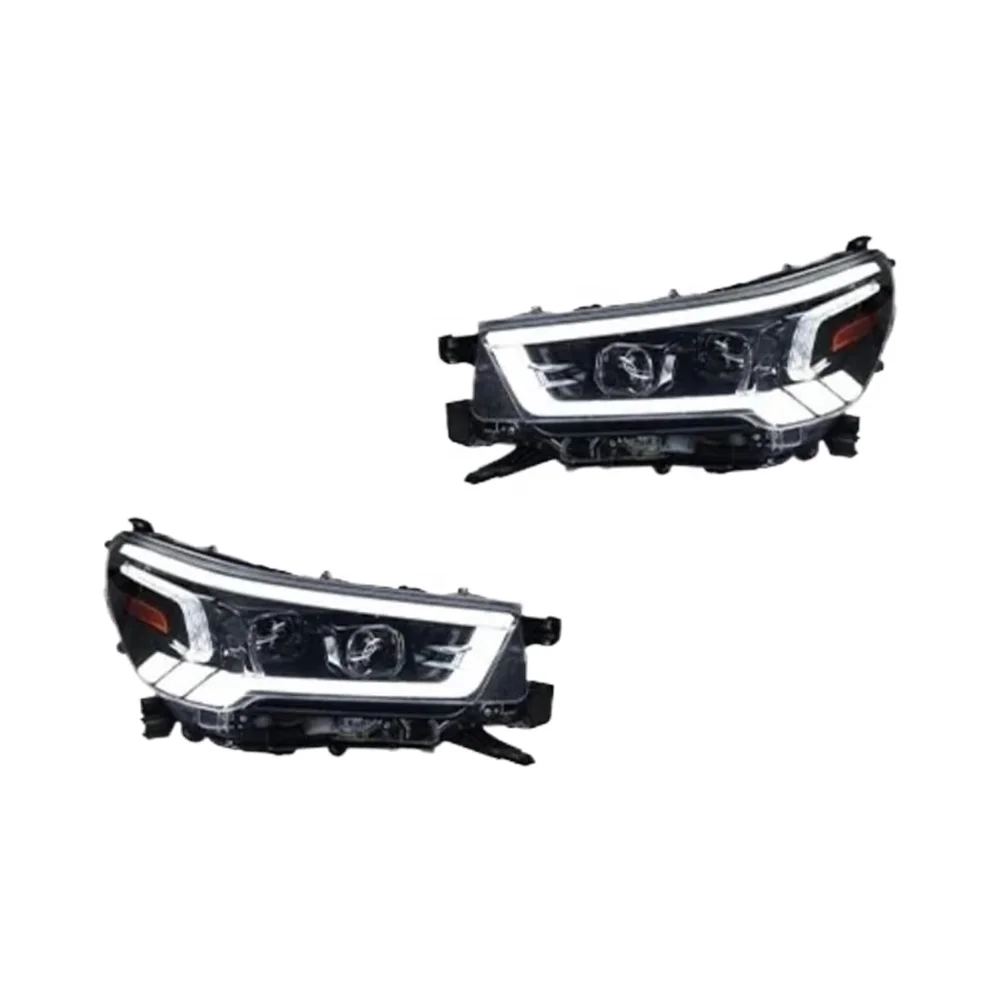 2021-2024 za Toyota Hilux Revo Vigo LED farovi, sklop pogodan za dinamični pokazivač smjera, dva projekcijska leća