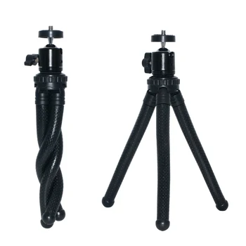 Kaliou Octopus Tripod With Ball Head Flexible Ring Light Tripod for Smart Phone  Camera DSLR Projector Ring Light Stand