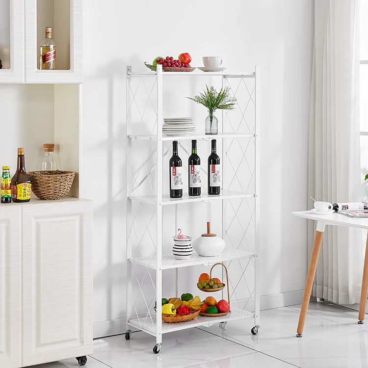 Kitchen Installation Free Multi Story Balcony Storage Rack Mobile ...