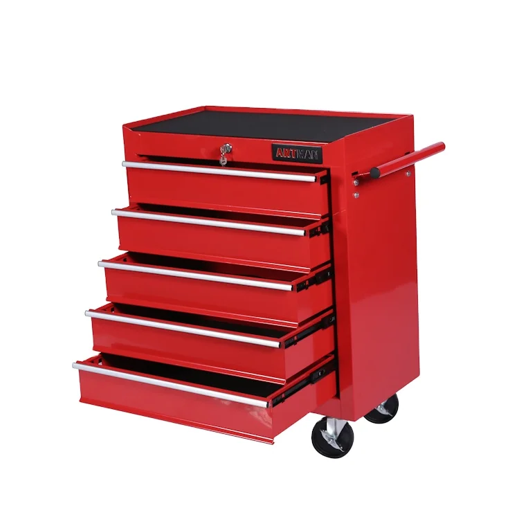 ARTMAN  Tool Set Trolley with 5 Drawers Tools Professional for Online Selling  Garage Tool Cabinet