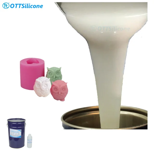 Silicone Rubber to Make Silicone Candle Mold Liquid RTV-2 Silicone Rubber