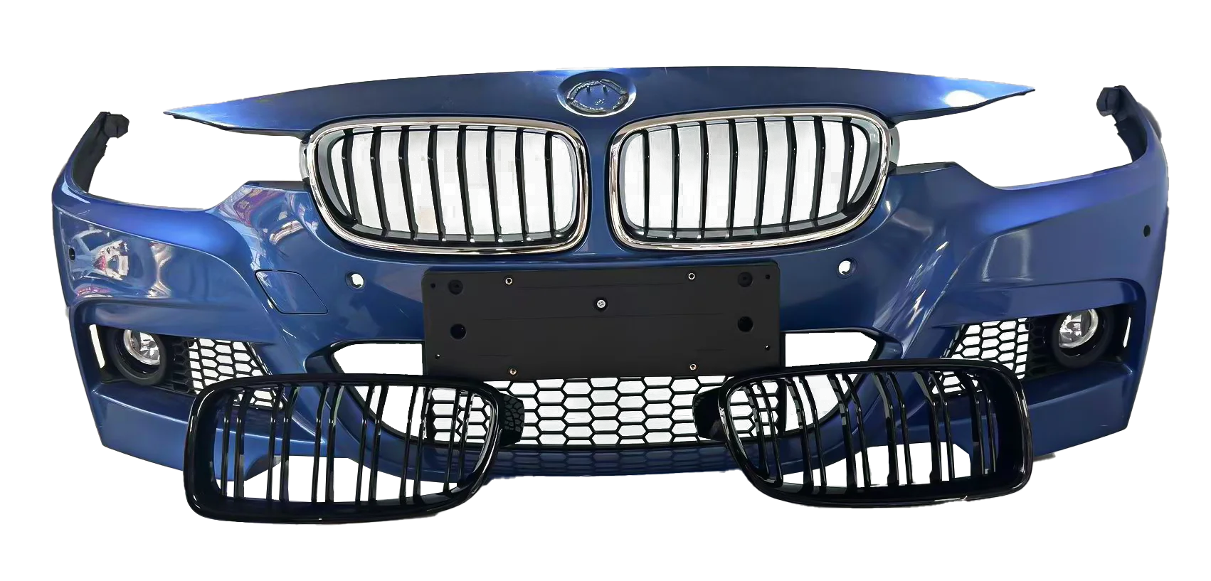 Original Bodykit With Grille Upgrade Series F F Facelift Front Lip Fenders Hood Car Front