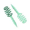 Green-hair styling combs