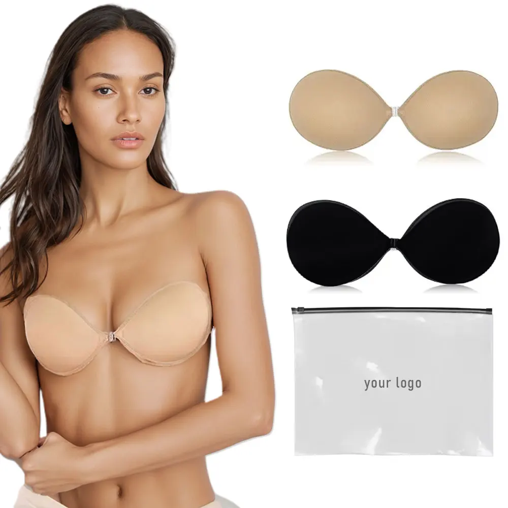Invisible Adhesive Solid Color Classic Waterproof Reusable Push up Bra for Backless Dress Invisible Adhesive Solid Color Classic Waterproof Reusable Push up Bra for Backless Dress