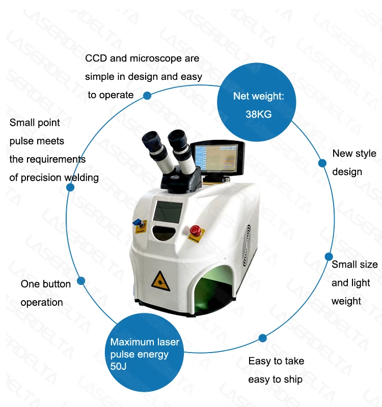 Laser Delta Jewelry Laser Welding Machine For Jewelry Gold Silver