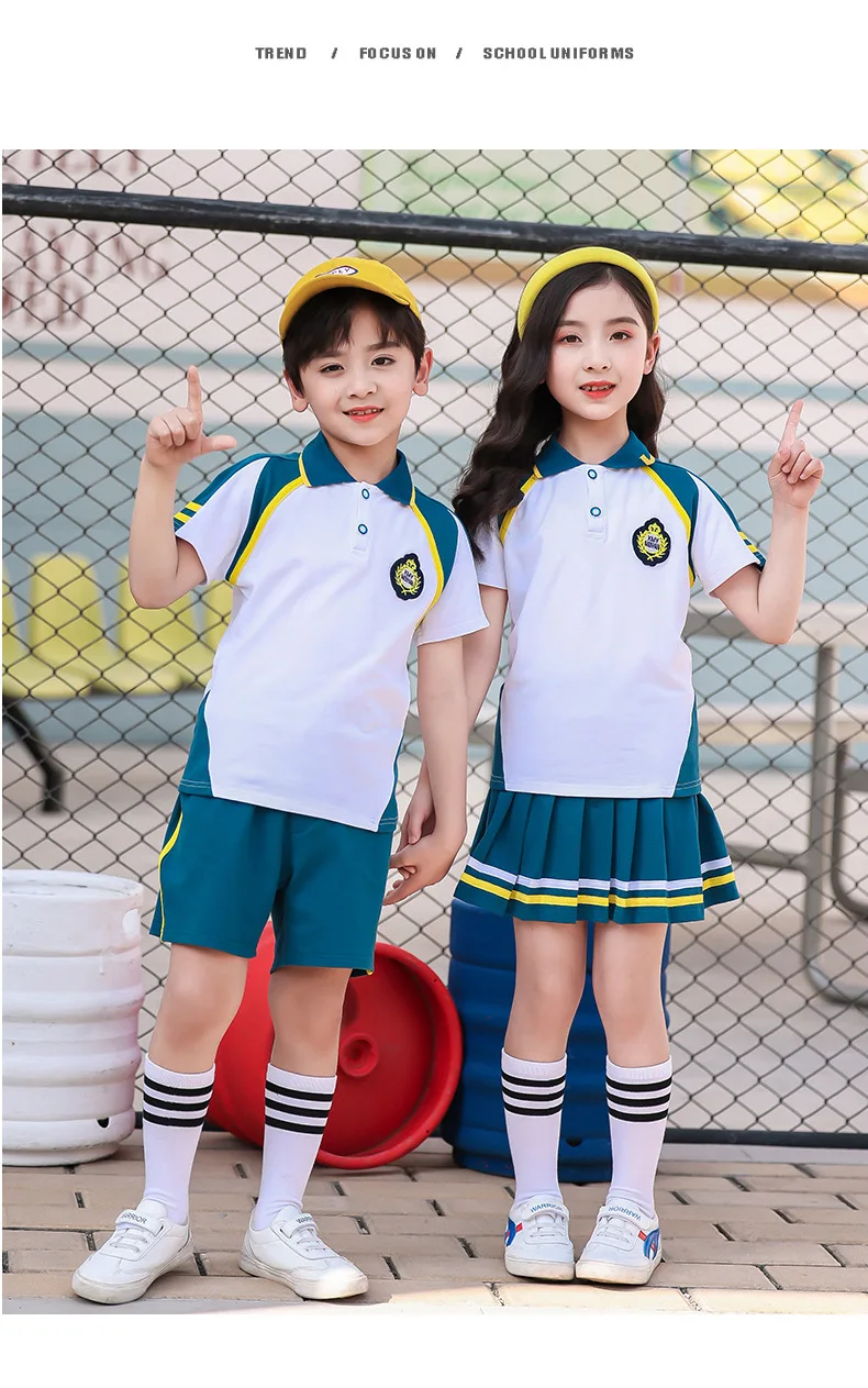 2023 High School Uniform Oem School Uniform Summer Boys Girls Sports ...