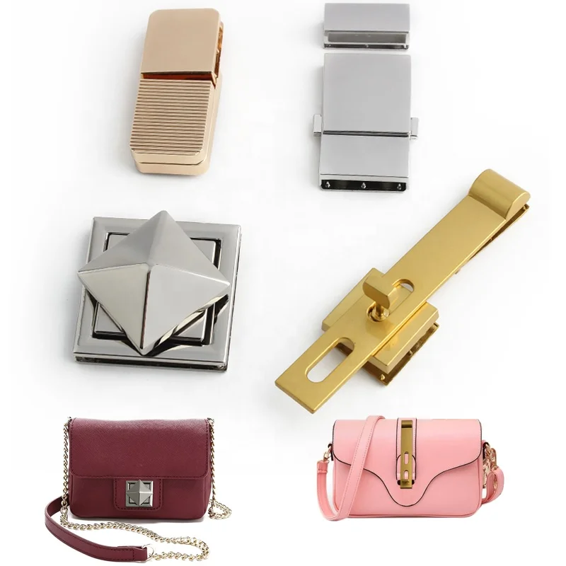 Nolvo World Metal Fashion Bag Part Accessories Alloy Turn Lock