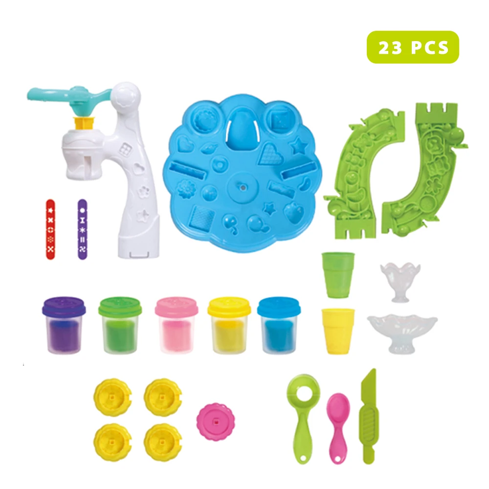 ice cream playdough tool set kit