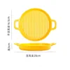 Yellow small size-round baking pan
