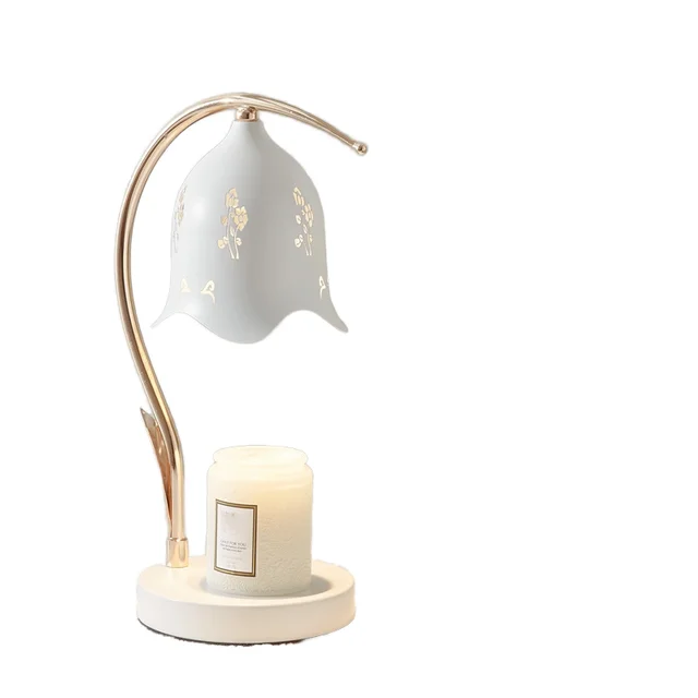 Adjustable Lighting Custom Iron Candle Warmer Lamp Electric Table for Home Decor with South Africa Plug Standard Metal Material