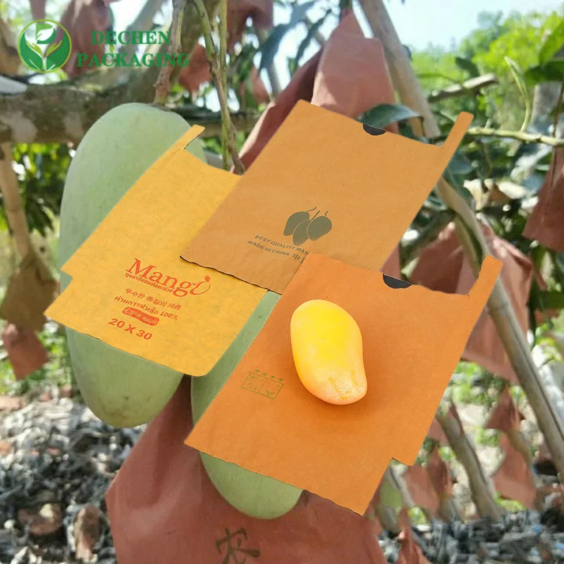 Kraft Mango Banana Pear Growing Uv Paper Bag Plant Fruit Protect Bags