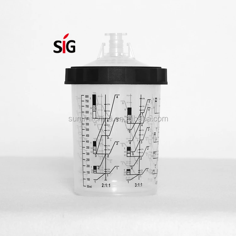 600 мл 125mic Автомобильный Спрей для смешивания красок oceanpower чашка с воротником машина по изготовлению крышек и внешняя чашка