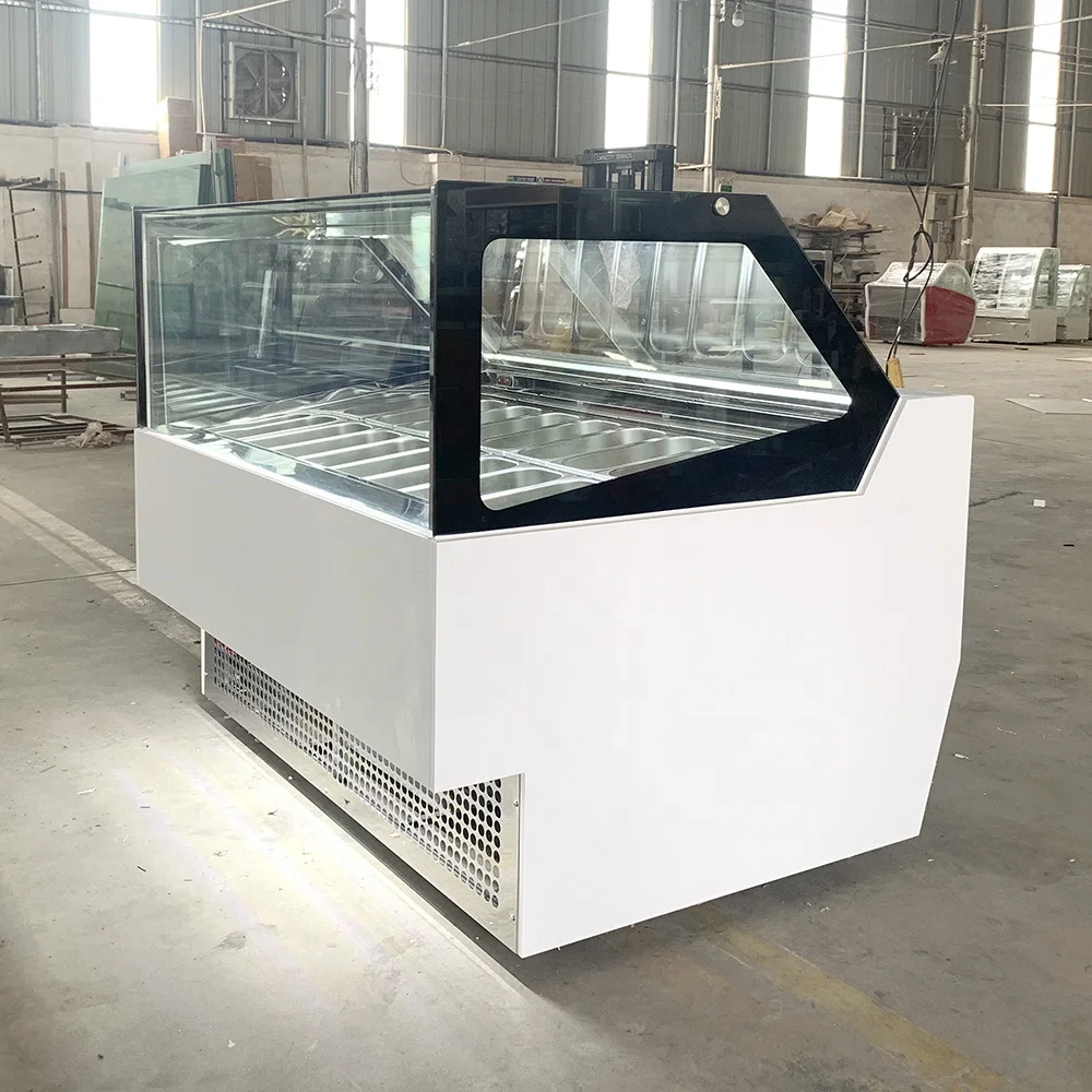 Ce Approved Upright Ice Cream Display Freezer for Sale