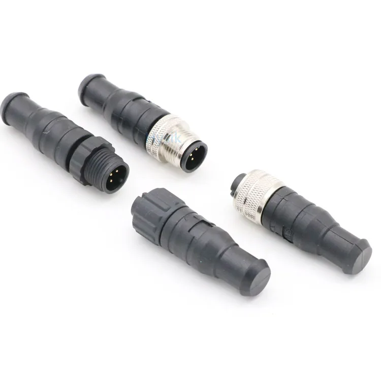 Waterproof CANopen Cable M12 5Pin Male to Female Connector Overmolded CANbus Extension Cable