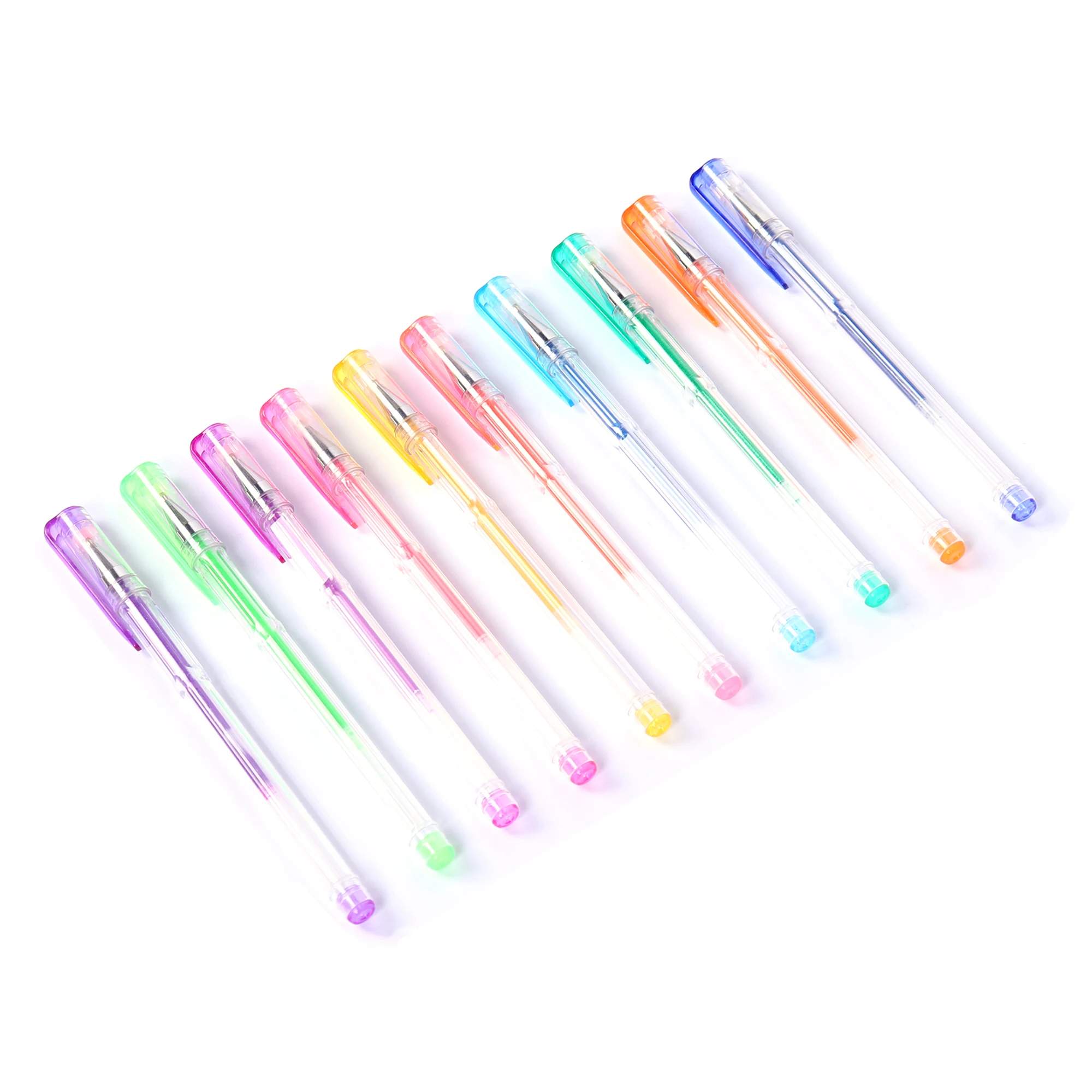 1000-Piece Multicolored Glitter Gel Pens Set Smooth Writing OEM