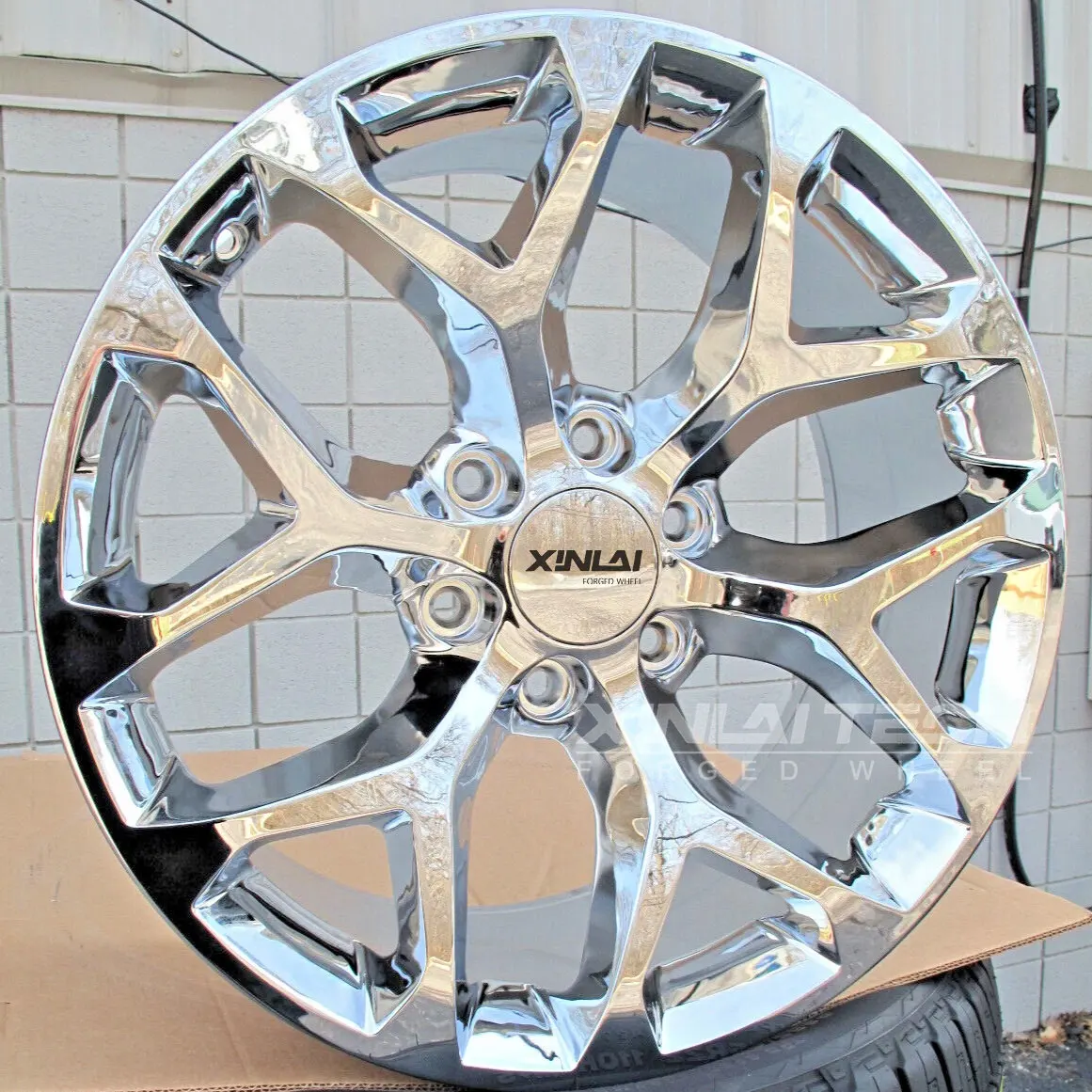 XL Forged Truck Wheels Chrome Rims Multi-Spoke 6x135 6x139.7 6x127 6x120 8x170 8x165.1 for GMC Sierra Silverado Ford F-150 - Image 1