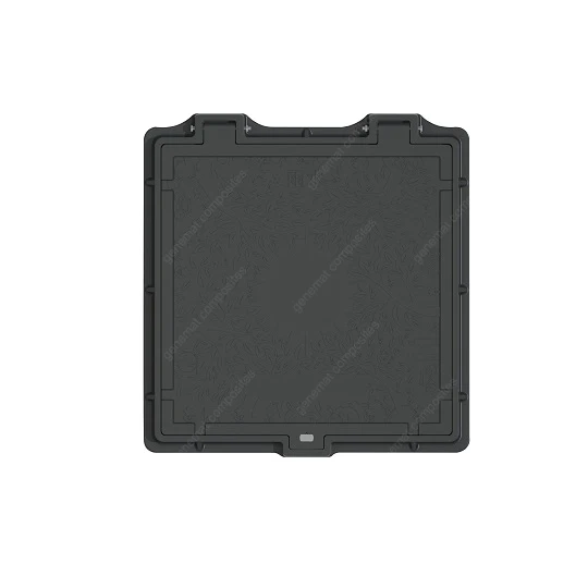 Resin Vacuum Chamber Locking System Anti Theft Manhole Cover Smc Plastic Manhole Cover En124 B125
