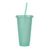 Tasse à paillettes verte de 24 oz (sans changement de couleur)