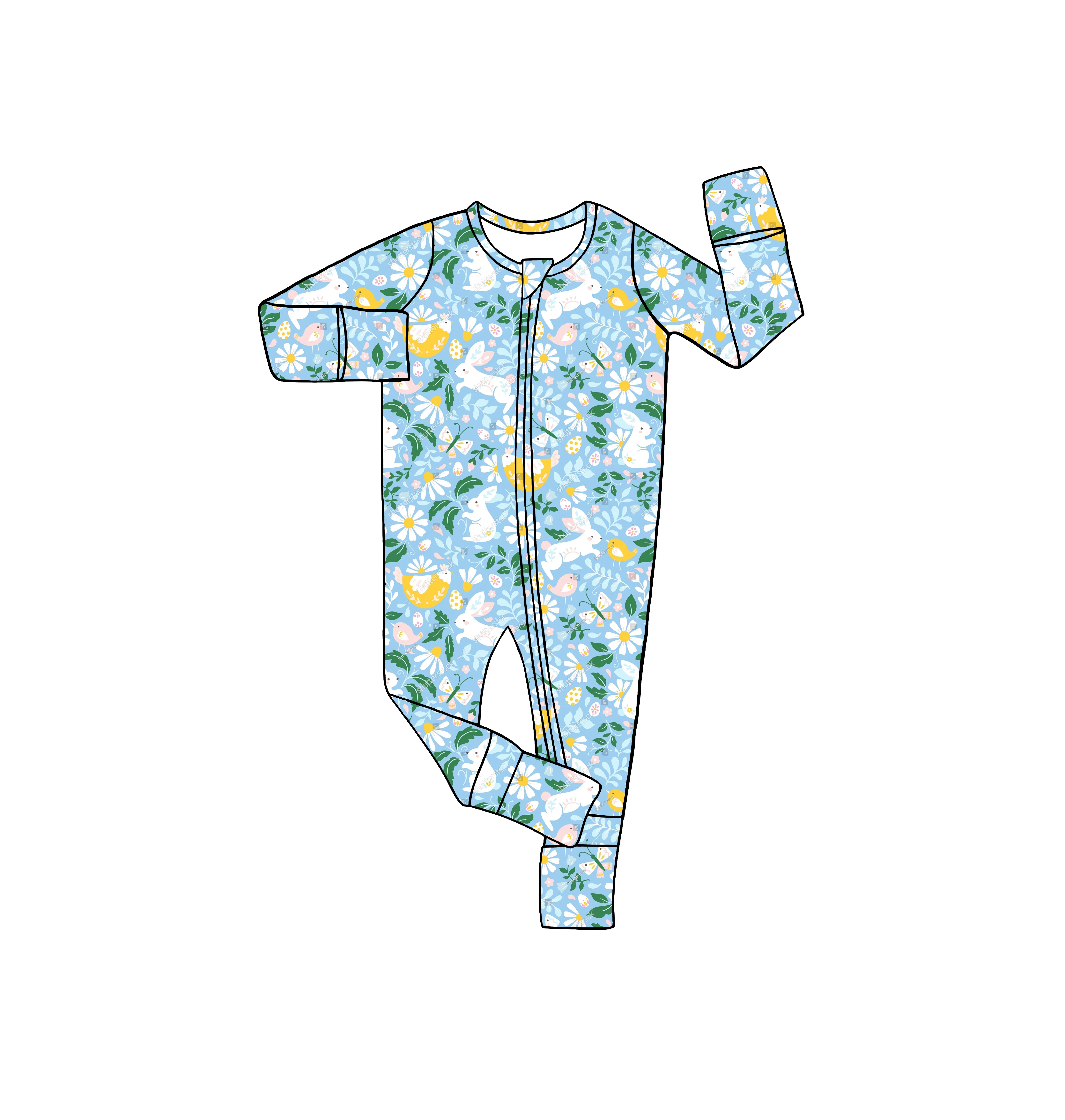 Easter Newborn Baby Boys And Girls Romper 02t Bamboo Baby Romper Onsie