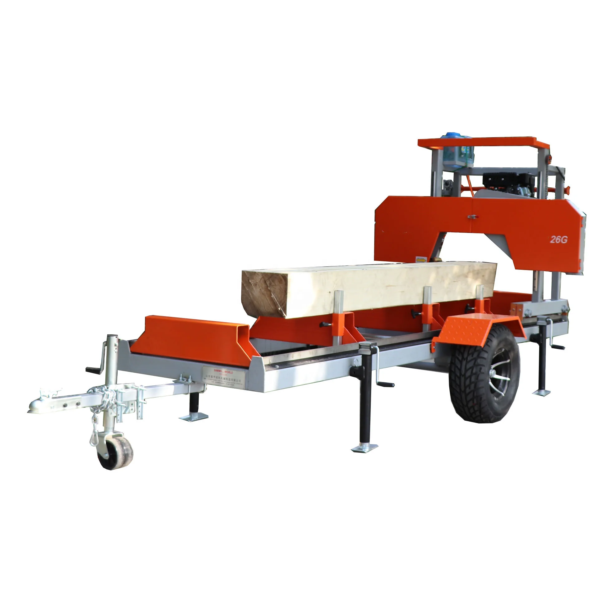 Direct Sales From the Factory Timber Saving High Precision Horizontal Wood Log Band Sawmill