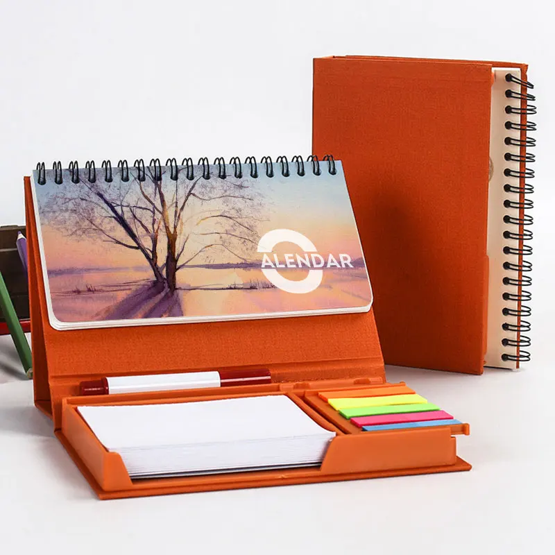 Promotional 2023 2024 Custom Folding Daily Printing Desk Calendar With ...