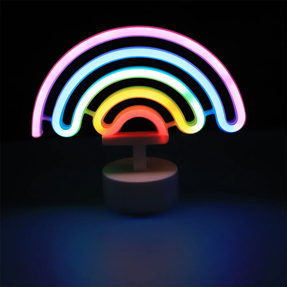 Small Decorative Night Led Strip Battery Neon Light For Bedroom - Buy ...