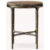 Brown Emperador Marble/ Forged Bronze