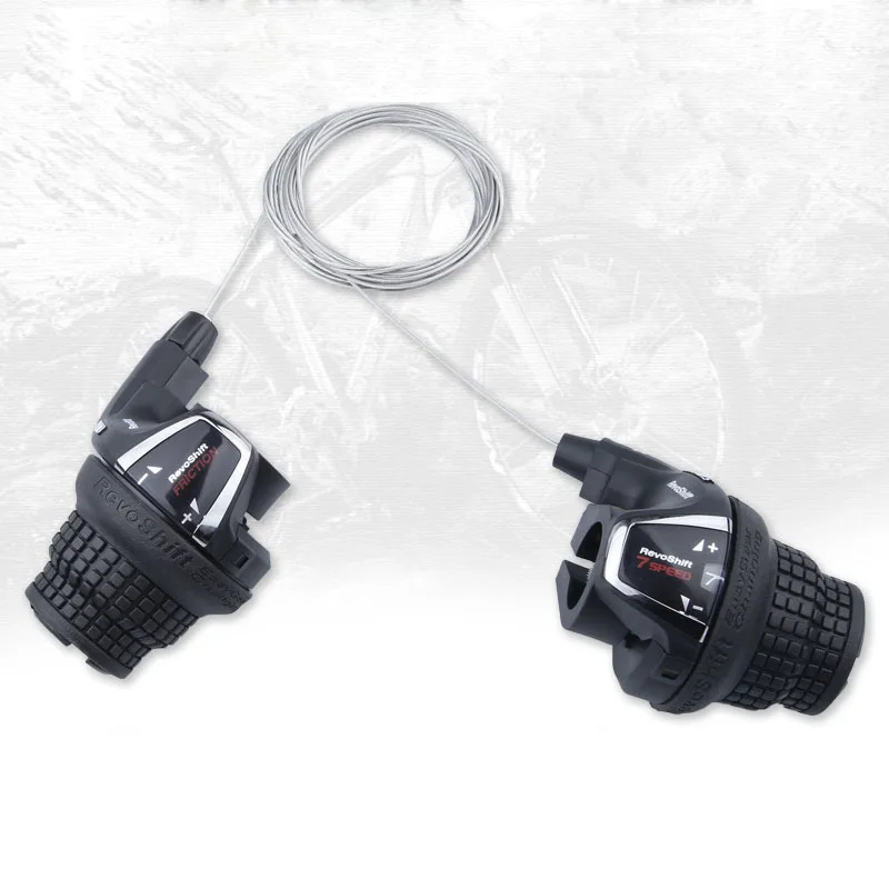 Levier De Vitesses Gauche Shimano Tourney SL-RS35-L RevoShift 3 Vitesses - Avec Câble, Pour VTT/vélo Ville