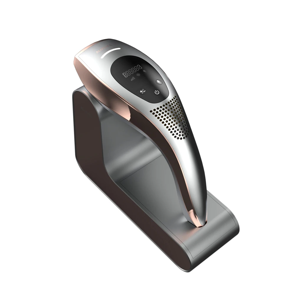 ALUSHEE Home Use Ice Cold Unlimited Flashes IPL Hair Removal Device for Women and Man