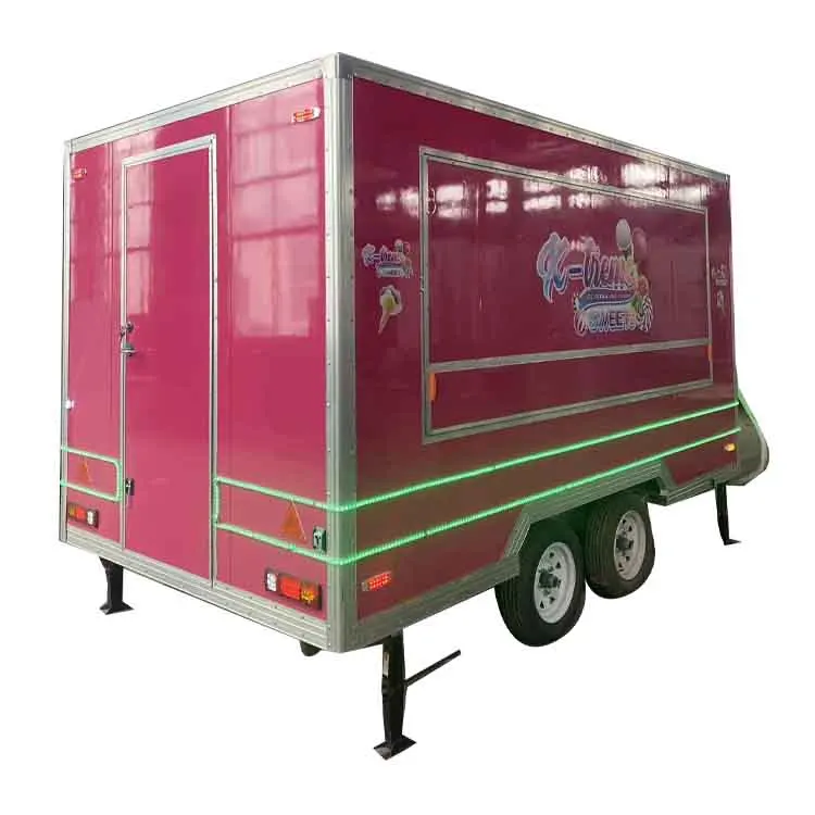 Multifunction Snack Truck Car Caravan Kitchen Fast Food Truck With Low Price supplier
