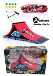 Пальчиковый скейтборд скейтпарк мини рельсы с пальчиковыми скутерами наборы парков