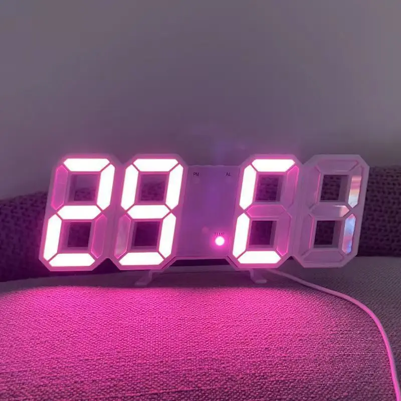 Stylish Digital Wall Table Clock with Alarm