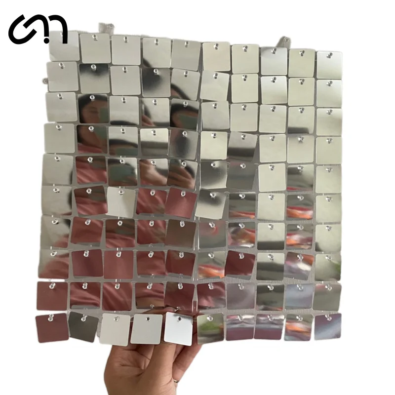 Свадебные украшения для сцены блестящие настенные