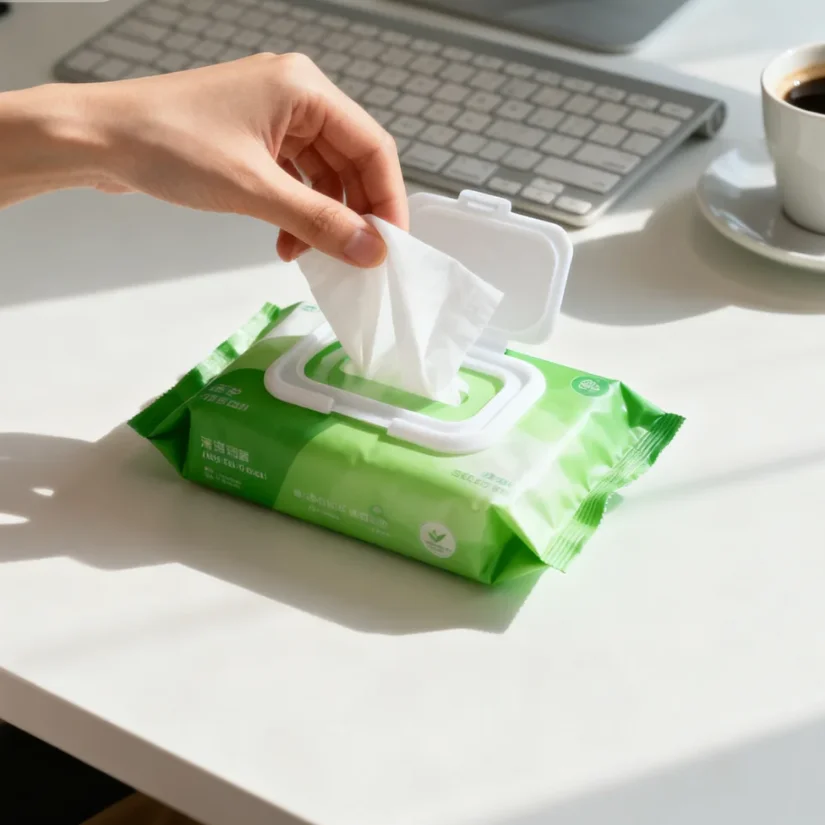 Wipe Tissue OEM Eco-Friendly Wet Wipes for Face Body Cleaning Soft Scented 80pcs ...