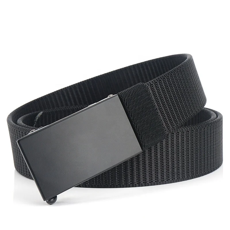 Nylon Web Belts Ratchet Belt No Holes Full Adjustable Web Belt for Men and Boys