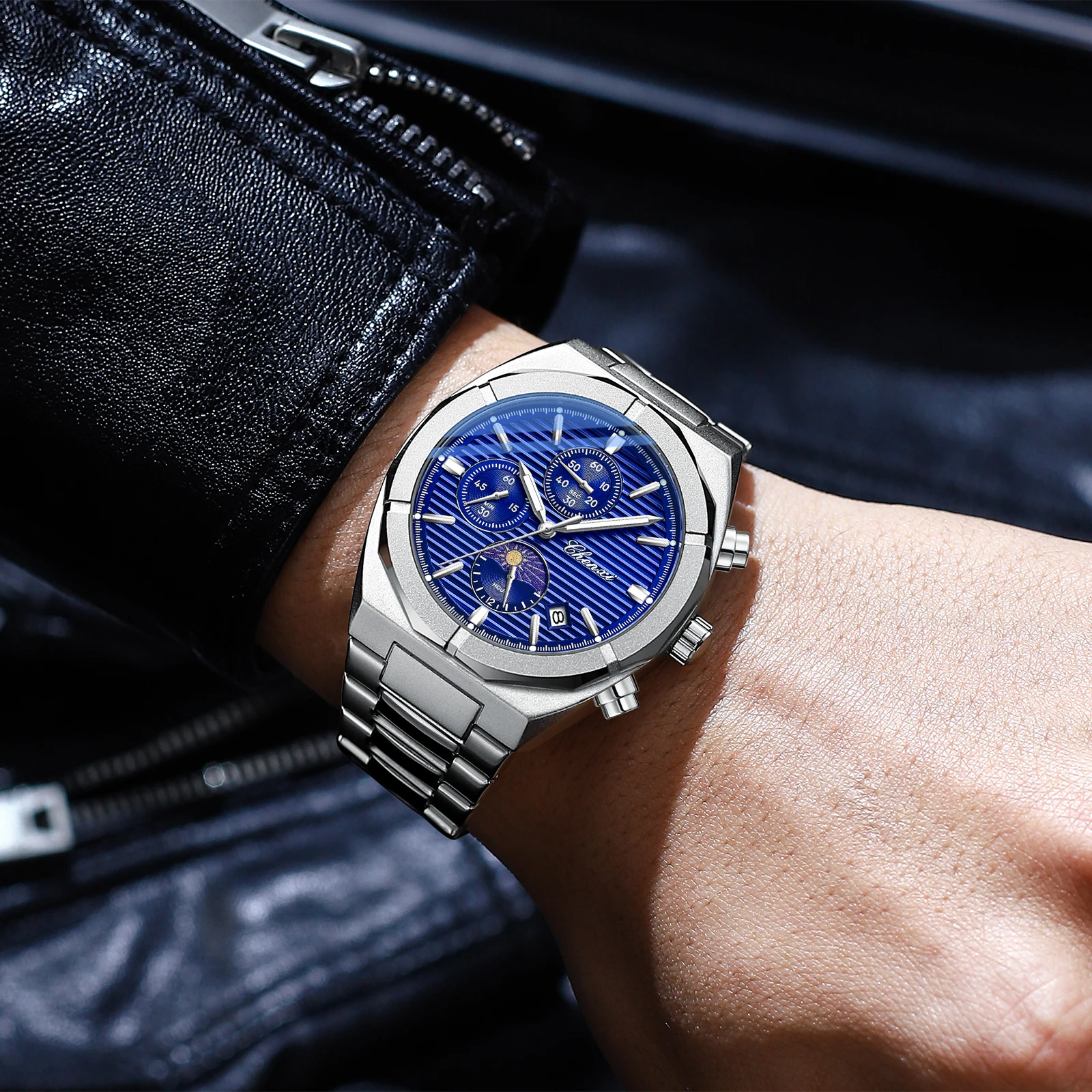 CHENXI 962 Men's Watch - Stylish Stainless Steel Chronograph