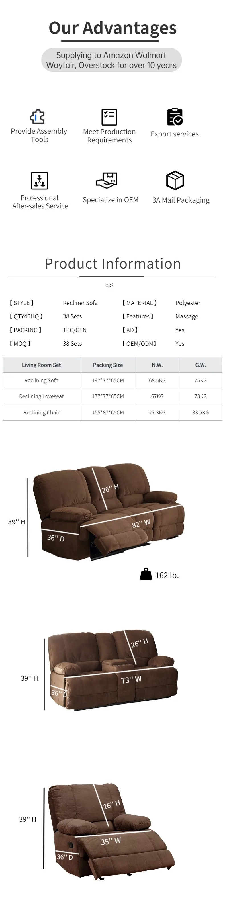 Modern Living Room Furniture Power Velvet 1 2 3 Croner Couch L Shape