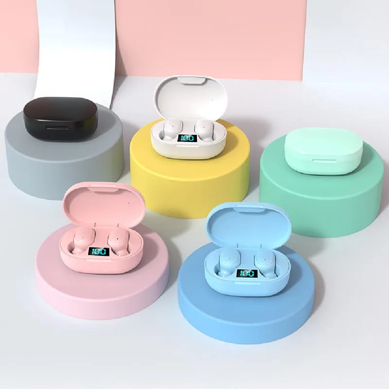 E6S TWS Fone Bluetooth наушники беспроводные наушники шумоподавление Беспроводная Bluetooth гарнитура чехол Bluetooth ABS для Xiaomi