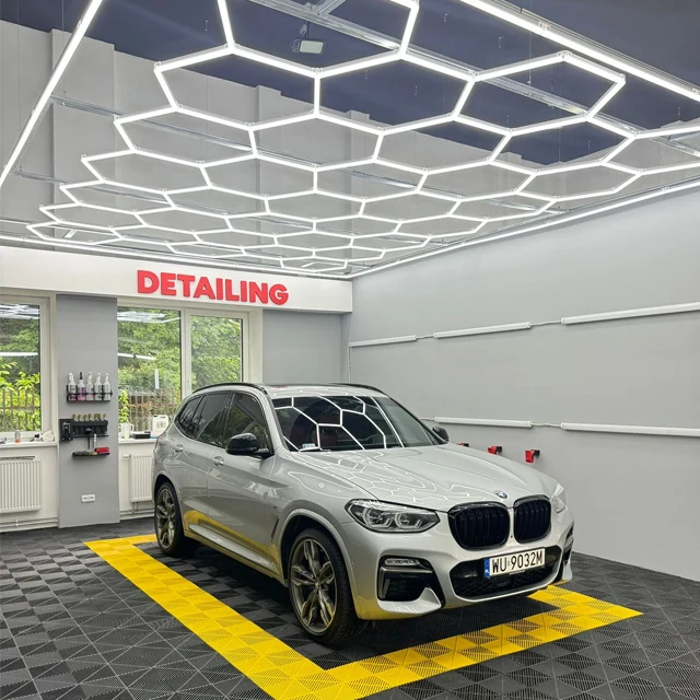 High Lightnesstakenow Pro Led Handheld Inspection Hexagon Panel Hex Led Ceiling Wall Detailing Studio Poshing Workshop Light