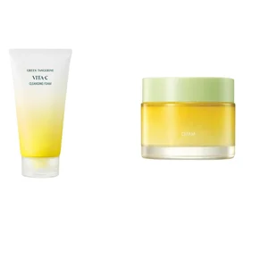 GODAAL Green Tangerine Vitamin C Cream50ml Dark Spot Care Cream Refreshing Daily Moisturizing Cream Korean Skin Care